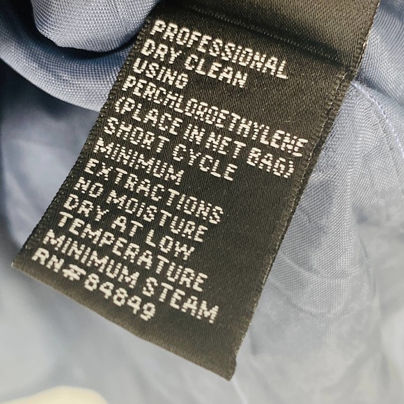 Carmen Marc Valvo Denim Blue Sequin Sleeveless Shift Dress Size 6 Small - Picture 8 of 14